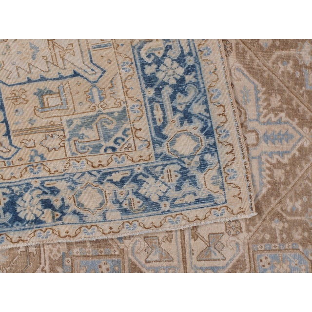 As perpetually fashionable as they are collectible, traditional Heriz luxury handmade rugs are skillfully woven in vibrant...