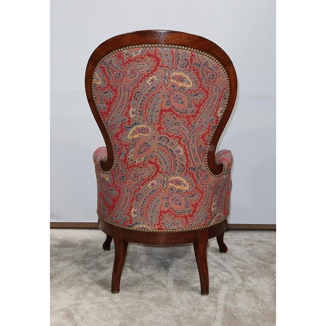 Small Napoleon III Chair in Mahogany For Sale - Image 13 of 17