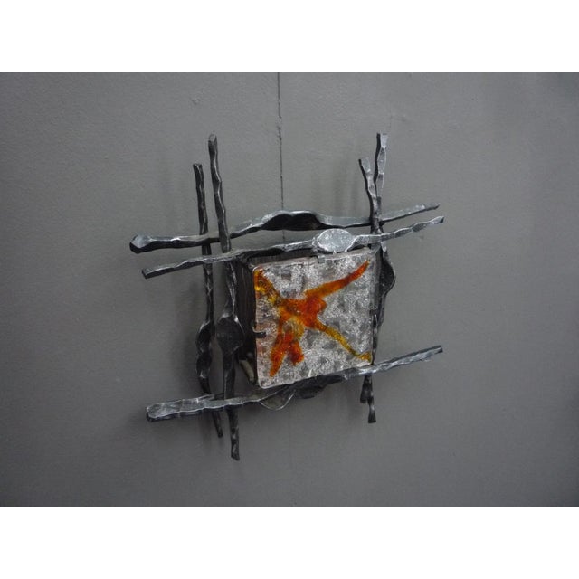 Large Brutalist Wall Lamps, 1960s Set of 2 For Sale - Image 4 of 13