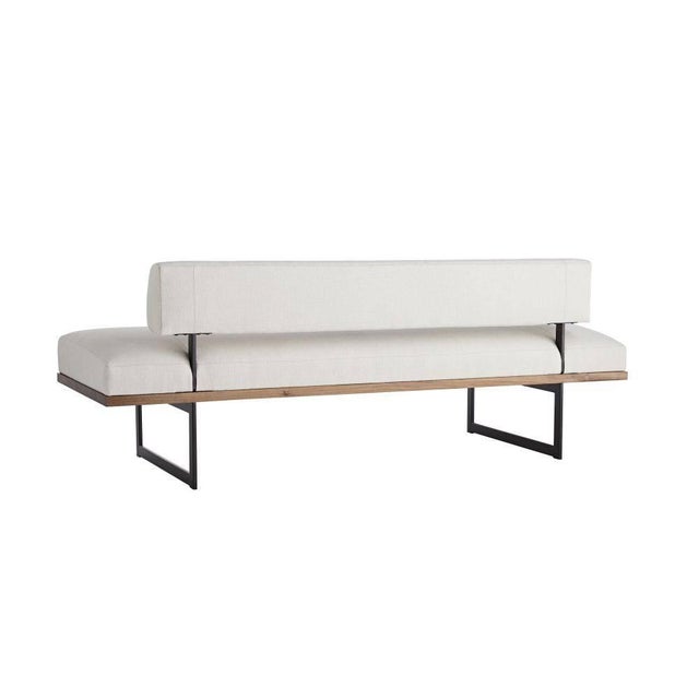Arteriors Home Arteriors Home Tuck Bench Bone Linen For Sale - Image 4 of 9