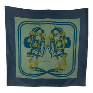Hermès Brides De Gala 1957 Foulard En Soie Surteintée