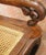 19th Century French Louis XV Carved Oak Five-Seat Caned Settee For Sale - Image 10 of 12