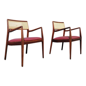 A Pair of Mid-Century Modern Jens Risom C140 - Play Boy Armchairs