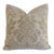 Beautiful Designer Italian Botanical Floral Velvet Feather/Down Pillow For Sale