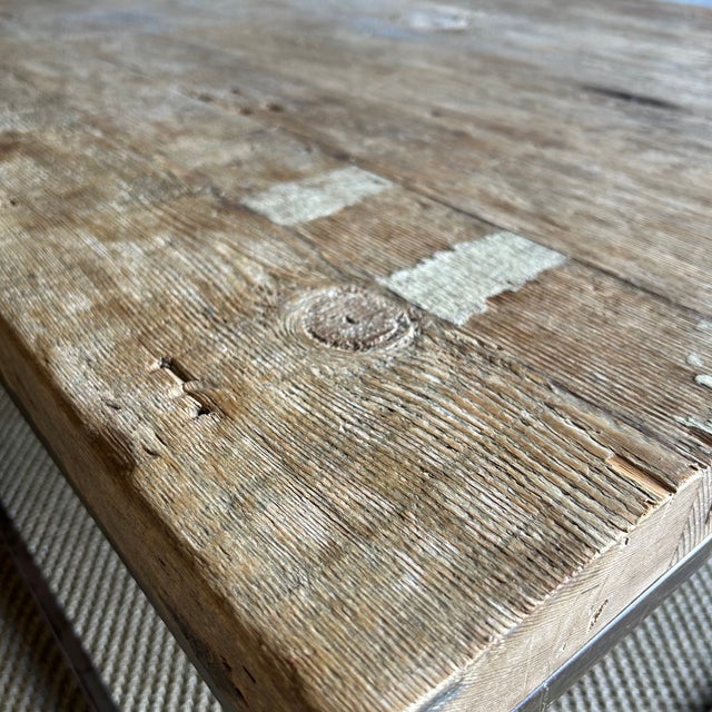 Coffee Brickmaker Coffee Table 57" For Sale - Image 8 of 10