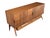 1960s Mid-Century Modern Walnut Dresser With Sculpted Integrated Pulls and Splayed Legs” For Sale - Image 5 of 15