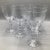 Morgantown "Eton" Water Goblets Cut Ball Stem, With Cross Hatch Band -Set of 5 Crystal Glasses For Sale - Image 13 of 13