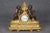 19th Century French Louis XV Style Bronze Figural Clock Set by Milliard Paris For Sale - Image 4 of 18