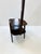 Black Mid-Century Modern Side Table with Integrated Floor Lamp, 1950s For Sale - Image 8 of 17