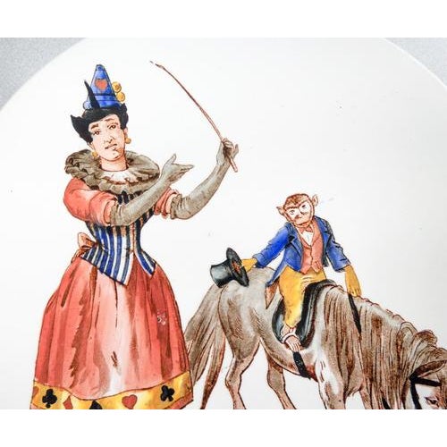 Pagliacci Plates from S. C. Richard, 1890s, Set of 5 For Sale - Image 3 of 18