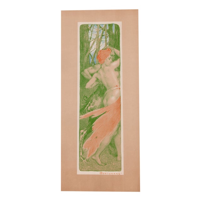 Émile Berchmans, Renouveau, 1897, Lithograph on Paper For Sale