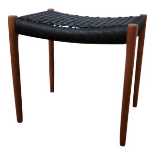 Mid 20th Century Teak Stool by Niels Moller For Sale