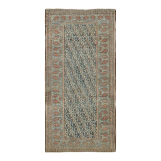 Antique Bibikabad Rug With Allover Boteh and Geometric Borders - Rug & Kilim For Sale