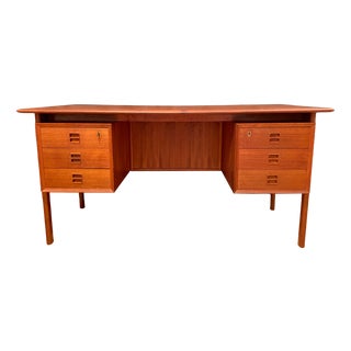 Double-Sided Desk attributed to Arne Vodder from Brouer Møbelfabrik, Denmark, 1960s For Sale