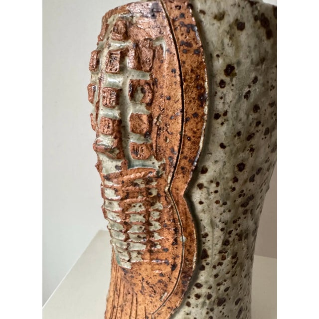 Large Brutalist Table Lamp by Lene Regius, Denmark, 1970s For Sale - Image 6 of 9