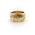 Victorian Late 19th Century Victorian 14k Gold Hand-Engraved Celestial Themed Band or Ring With Diamonds, Size 6 For Sale - Image 3 of 9