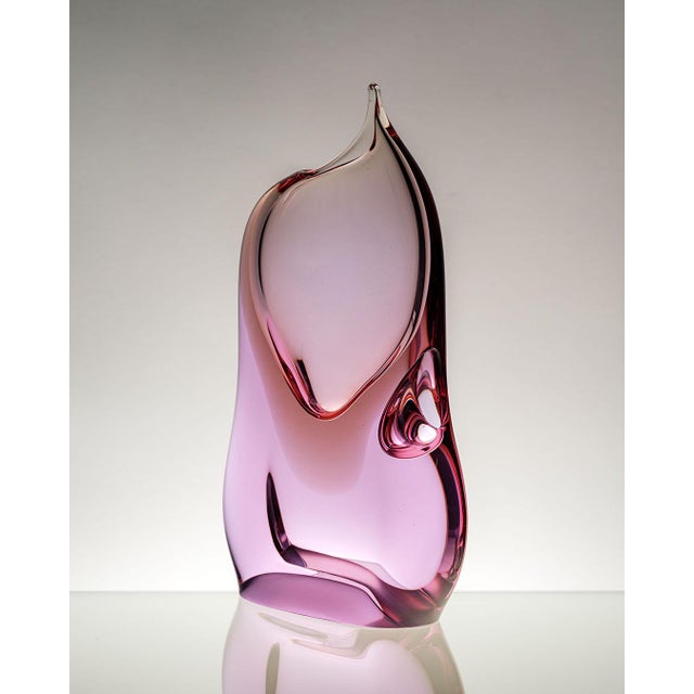 Sculpture in Noedium Glass by J. Cvrcek, 1970s For Sale - Image 4 of 6