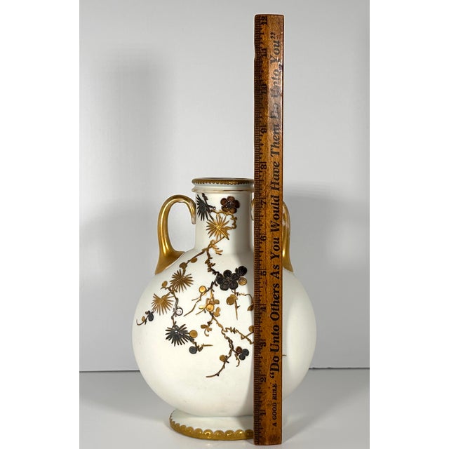 Thomas Webb & Sons Opaline Jules Barbe Vase For Sale - Image 17 of 18