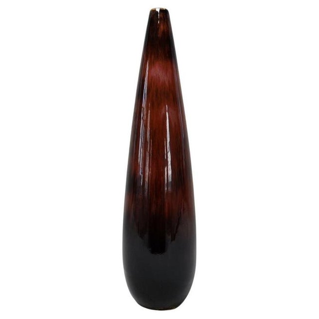 Mid-Century Modern Stoneware Vase attributed to Carl-Harry Stålhane for Rörstrand, Sweden, 1950s For Sale - Image 14 of 14
