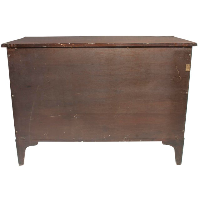 John Widdicomb 1940s Vintage John Widdicomb by Ralph Widdicombe 3 Drawer Chest W/Tags and Stamp For Sale - Image 4 of 18