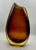 Exceptional mid-century Flavio Poli for Seguso Vetri d’Arte sommerso glass vase, model #12431, in a striking layered...