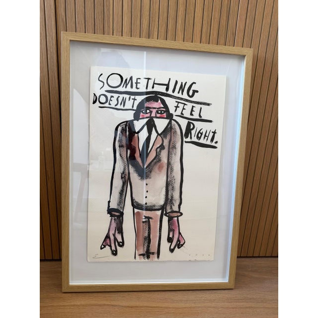 Eamonn O'Boyle, Something Doesn't Feel Right, Amsterdam, 2024, Artwork on Paper, in Very Good conditions. Designed from 2000