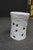 White Glazed Ceramic Garden Stool With Leaf Motif For Sale In Philadelphia - Image 6 of 6