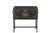 This Vintage Indian Painted Iron Traveling Case on Iron Legs is constructed from painted iron, featuring a gracefully...