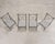 Restoration Hardware Set of Four Rh Catalina Aluminum Patio Garden Dining Armchairs For Sale - Image 4 of 18