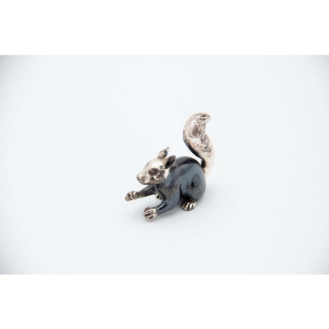 Miniature Squirrel in Nickel Silver, in Good conditions. Designed 1980 to 1989