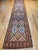 Antique Varamin Kilim Runner, Handwoven Wool, Caucasian Geometric Pattern, 3x12 For Sale - Image 9 of 17