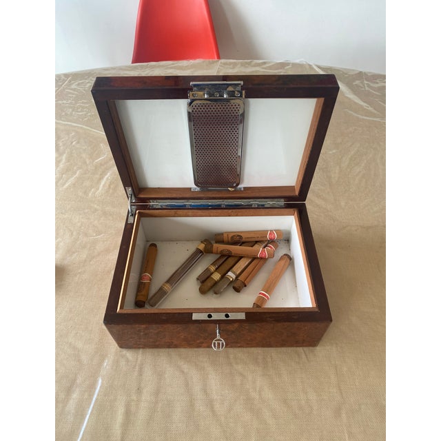 Large Cigar Box in Elm Burl from Dunhill, 1970s For Sale - Image 6 of 8