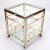 Mid-Century Modern Mid-Century Modern Brass and Glass Trolley Table Gold Bar Cart For Sale - Image 3 of 5