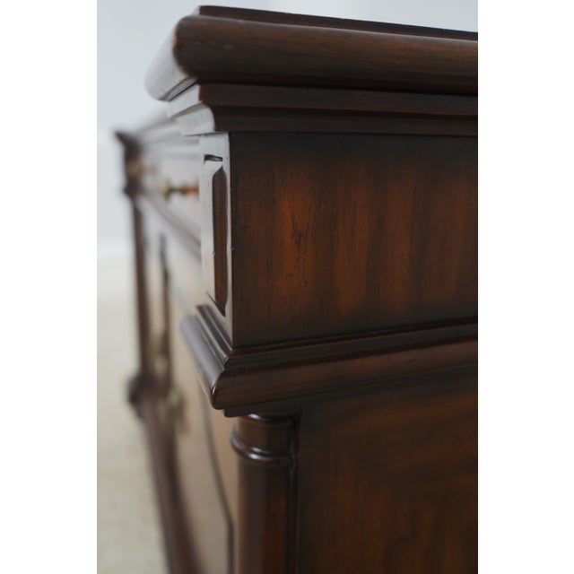Maitland Smith Mahogany Stone Top Console Cabinet For Sale - Image 15 of 18