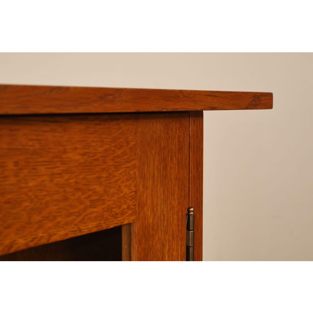 Stickley Harvey Ellis Mission Oak Inlay Bookcase For Sale - Image 11 of 18
