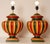 Vintage tall/ huge Italian carved wood vase lamps. Style, Vintage, Neoclassical, Mid Century, Traditional, Classic italian...