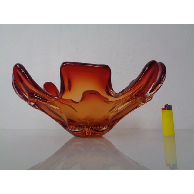 Large Murano glass bowl from the 1960s. I have official proof of authenticity such as vintage catalogs, designer records,...