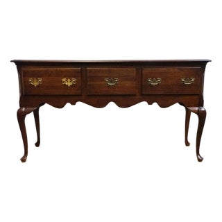 Cresent Furniture Solid Cherry Traditional Style 62" Sideboard Buffet For Sale