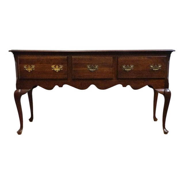 Cresent Furniture Solid Cherry Traditional Style 62" Sideboard Buffet For Sale