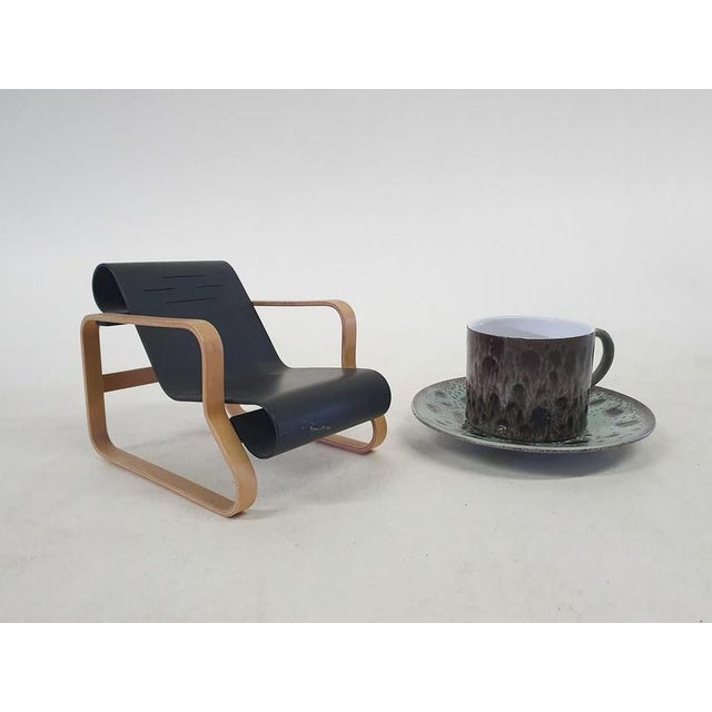 Model 41 Paimio Lounge Chair attributed to Alvar Aalto for Vitra Miniature Collection For Sale - Image 3 of 7