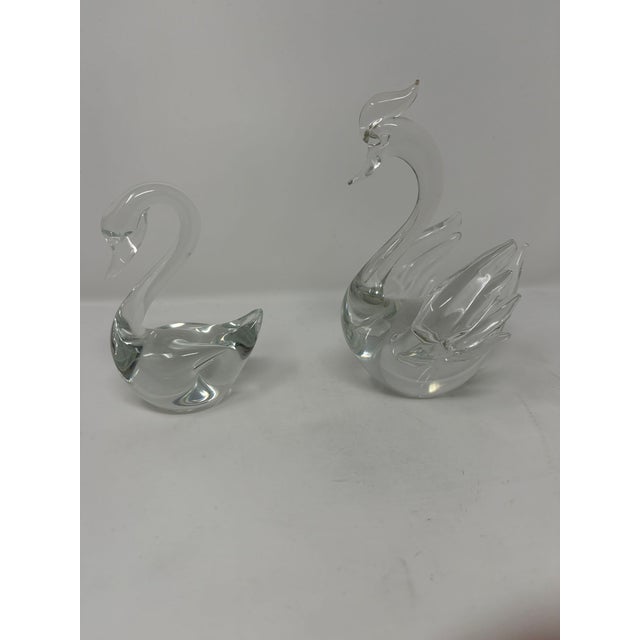 Traditional Vintage Murano Glass Swans Seguso For Sale - Image 3 of 7