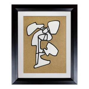 Jean Dubuffet Lithograph Limited Edition - Abstract Vacuum Forms W/Frame