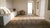 1930s Ivory Geometric Garden Antique Persian Bakhtiary Rug 7'1" X 9'10" Handknotted Wool Carpet For Sale - Image 9 of 9