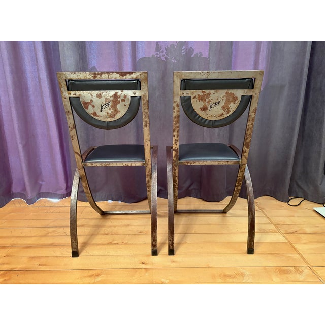 Black Set of Sinus Chairs by Karl Friedrich Förster, 1990s For Sale - Image 8 of 16