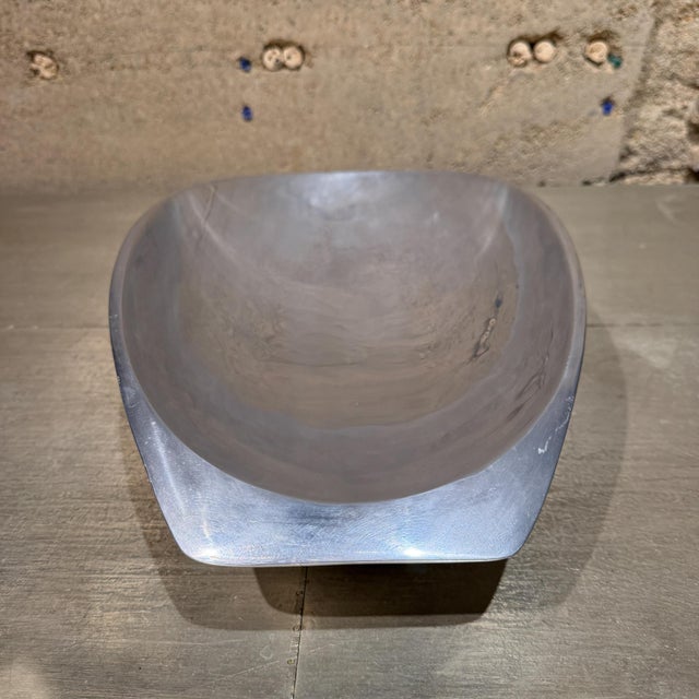 Mid-Century Modern Nambé Butterfly Bowl Mid-Century Modern Serving Dish Richard K. Thomas For Sale - Image 3 of 11