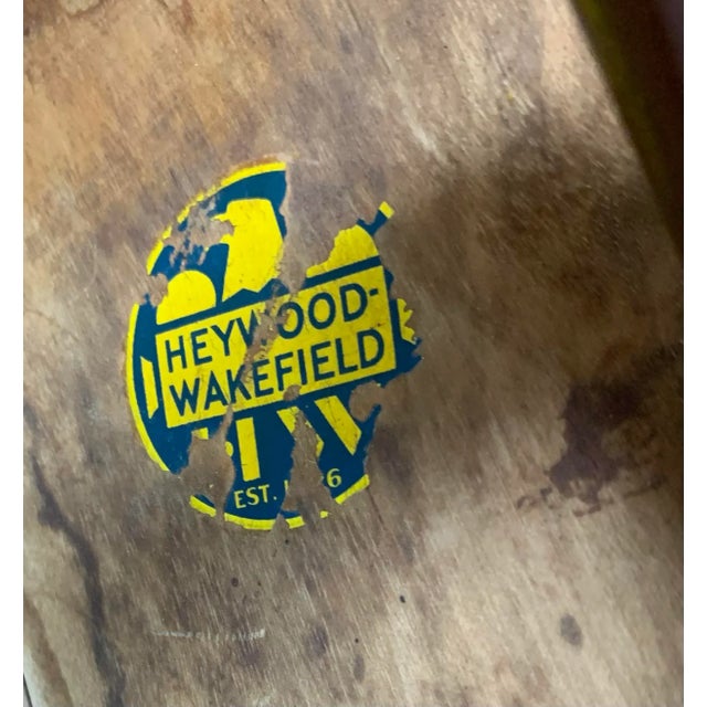 1940s Vintage Heywood Wakefield Chair For Sale - Image 4 of 13