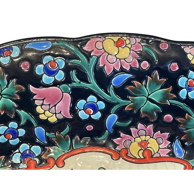 Deep Enameled Dish from Longwy For Sale - Image 5 of 10