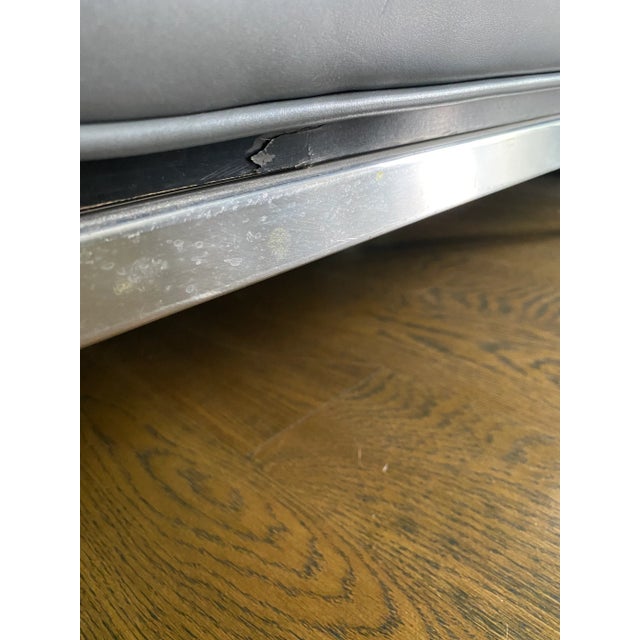 1960s Vintage Dunbar Edward Wormley Leather Sofa For Sale - Image 10 of 12