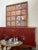 Brown Vintage Architectural Slag Glass Window Frame For Sale - Image 8 of 8