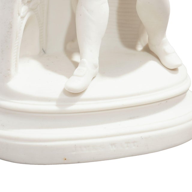 Parian Figurine of James Watt by Copeland & Garrett, C. 1840 For Sale - Image 11 of 12